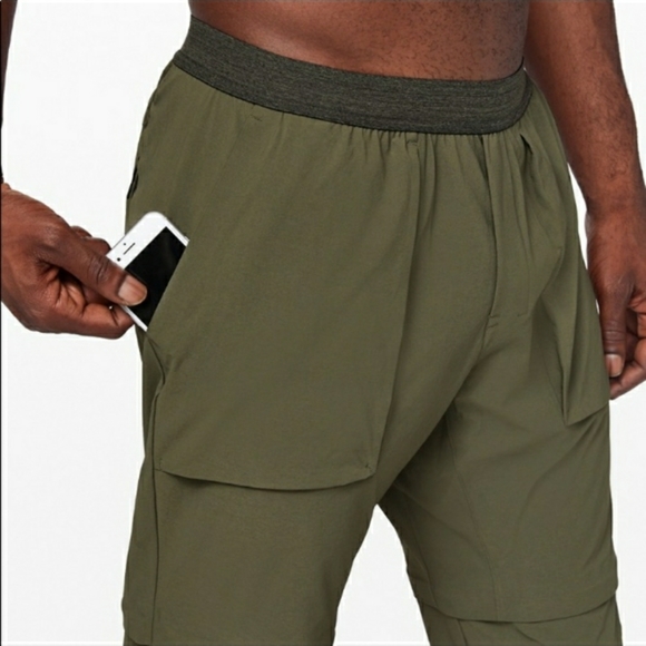 lululemon athletica Other - Lululemon Eurus Zip Off Pant Large Green